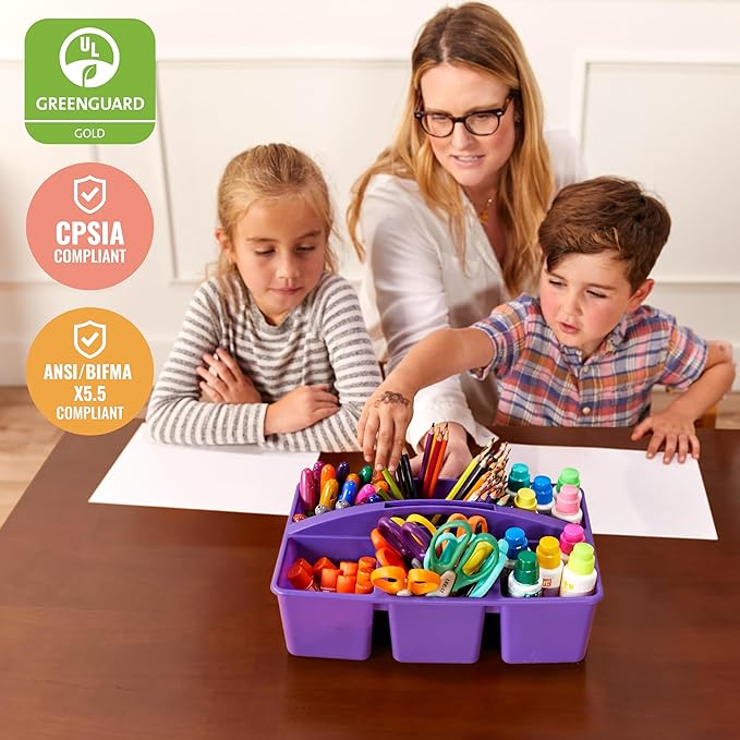 ECR4Kids 30in x 48in Rectangular Hardwood Table with 22in Legs, Kids Furniture, Dark Walnut