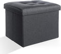 Ottoman Storage Ottoman Foot Rest Stool Foldable Bench with Storage Student Dormitory Bedroom and Entryway 17 X 13 X 13