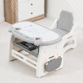 Kids Table and Chair Set The Table Can Be Graffiti and The Height Can Be Raised and Lowered for Children Age 2-10 The Order Includes Watercolor Pen and Blackboard Eraser
