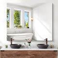KOCUUY Large Frameless Mirror,40x48 Inch Square Bathroom Vanity Mirror for Over Sink, Upgraded Shatterproof Unframed Design for Bedroom, Living Room, Entryway