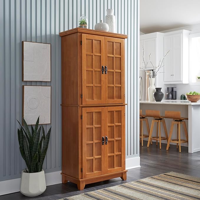 Homestyles Arts & Crafts Cottage Oak Pantry