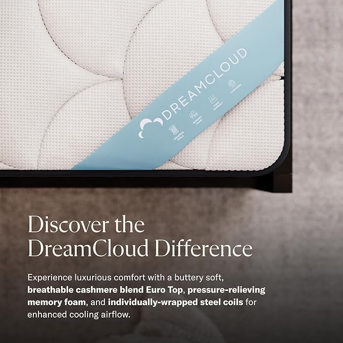 Premier 13" Cal King Mattress - Luxury Hybrid Memory Foam - 365 Night Trial - Premium Pressure-Relieving Layers - Forever Warranty - Mattress in a Box - CertiPUR-US Certified