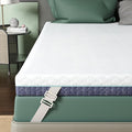 3 Inch Firm Mattress Topper California King, Memory Foam Bed Topper with Soft & Firm Options for Back Pain Relief, Mattress Topper with 2-Sided Cover, Ergonomic 5-Zone, CertiPUR Certified