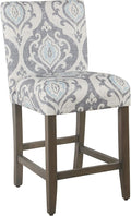 HomePop 24" Classic Parsons Counter Stool - Suri Blue(Single Pack)