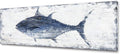 Yihui Arts Canvas Wall Art Abstract Fish Canvas Art- One Panels Nordic Minimalist Painting Large Pictures Canvas Artwork Framed for Home Office Decor