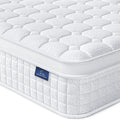 Vesgantti 12 Inch Multilayer Hybrid Twin XL Mattress - Multiple Sizes & Styles Available, Ergonomic Design with Memory Foam and Pocket Spring, Medium Firm Feel, White