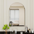 Arched Bathroom Mirror, 22X30 inch Arched Frameless Mirror, Arch Wall Mirror，Frameless Mirrors for Bathroom,Beveled Bathroom Mirror.