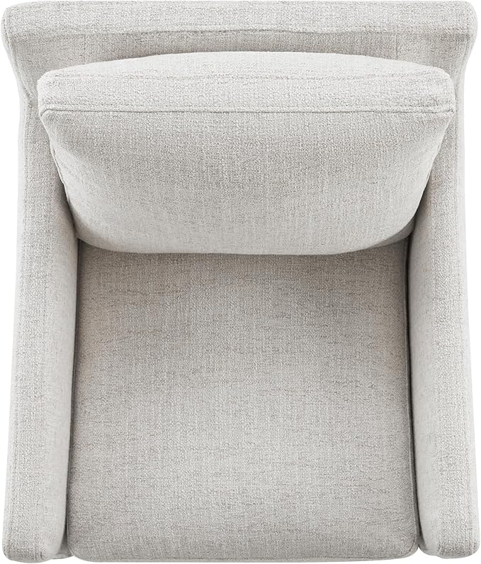 Upholstered Dining Chairs with Casters Modern Accent Armchair with Rollers for Diningroom Bedroom Livingroom Reading Room
