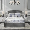 Kingsdown Firm Hybrid Mattress Queen Cooling Gel Memory Foam Layer Multi-Layered Motion Isolation Cool Sleep Quilted Top Luxury Mattresses, 13.5-Inch Passions Merridale