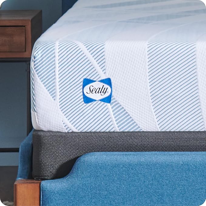 Sealy Dreamlife 10” Foam Mattress-in-a-Box, Full, SealyComfort Gel Memory Foam, Surface-Guard Technology, 10 Year Limited Warranty, Made in The USA