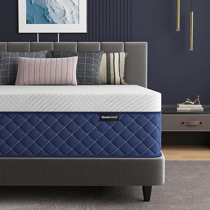 Twin Mattresses, 10 Inch Hybrid Twin Mattress in a Box, Memory Foam and Individual Pocket Spring Breathable Comfort for Sleep Supportive and Pressure Relief, CertiPUR-US, 39"*75"*10"