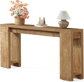 Little Tree 70.9-Inch Long Console Table, Narrow Sofa Table Behind The Couch, Farmhouse Console Table for Living Room, Entryway, Hallway