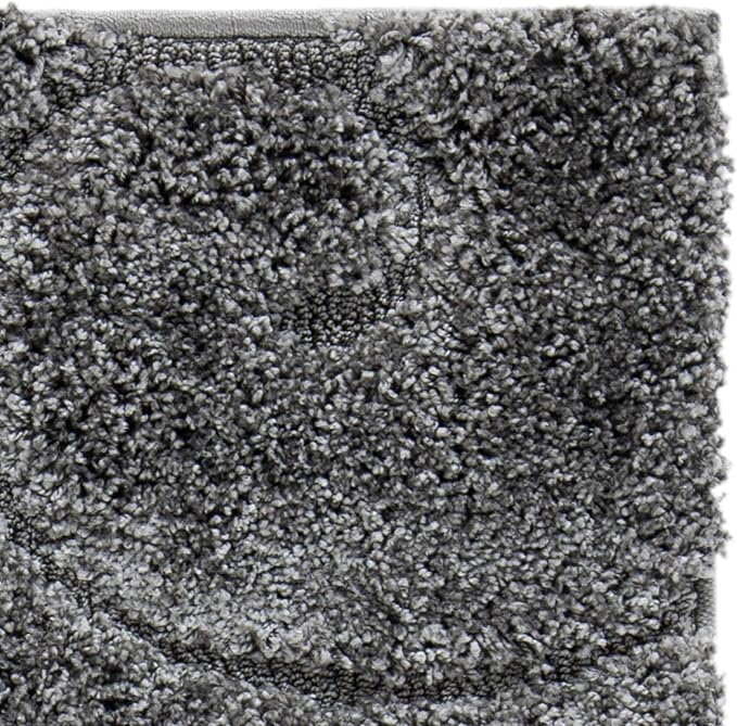 SAFAVIEH Florida Shag Collection Runner Rug - 2'3" x 19', Grey, Scroll Design, Non-Shedding & Easy Care, 1.2-inch Thick Ideal for High Traffic Areas in Living Room, Bedroom (SG455-8013)