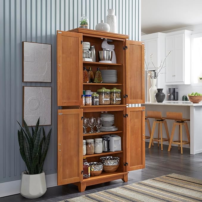 Homestyles Arts & Crafts Cottage Oak Pantry
