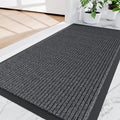 Amyracel Front Door Mat Indoor Outdoor Entrance, 48'' x 96'' All-Season Waterproof Heavy Duty Doormat for Outside Entry, Stain and Fade Resistant, Low Profile, Easy Clean Patio Entryway Mat