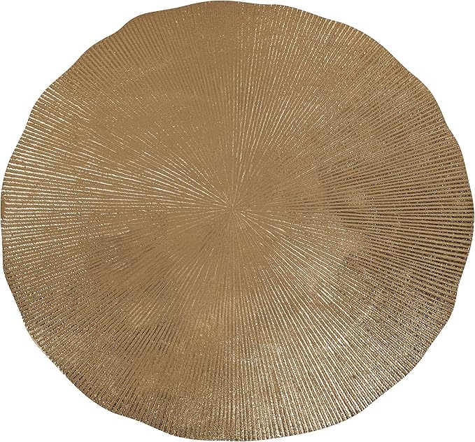 Kate and Laurel Sancia Modern Side Table, 15 x 15 x 20, Gold, Sand Casted Iron Table for Display and Storage